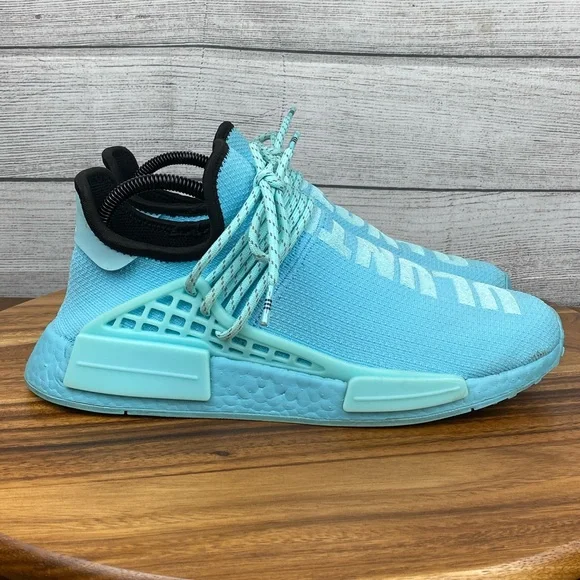 adidas NMD Human Race Pharrell Williams Clear Aqua Blue Shoe  display picture 3